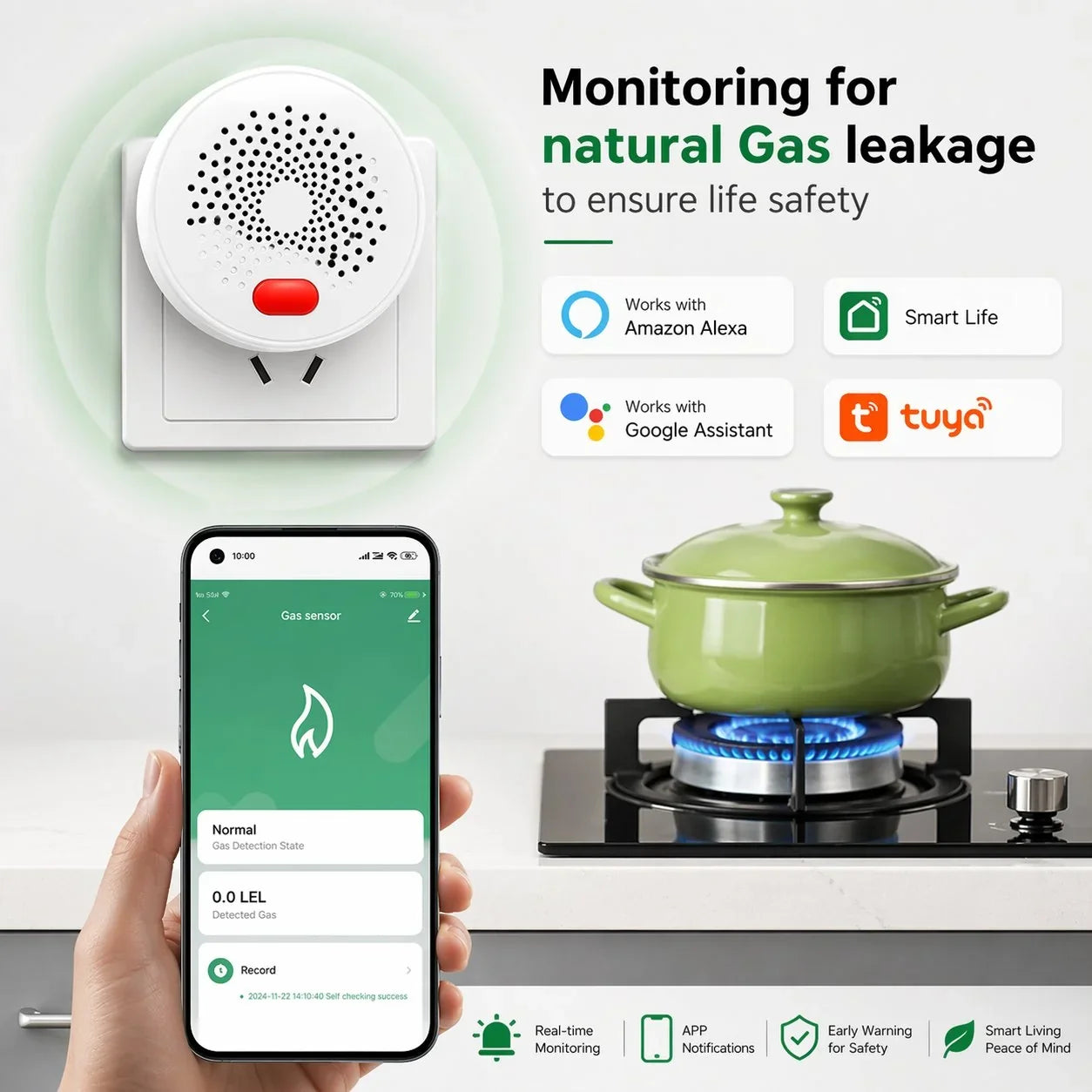 HomeShield — Rilevatore di gas intelligente