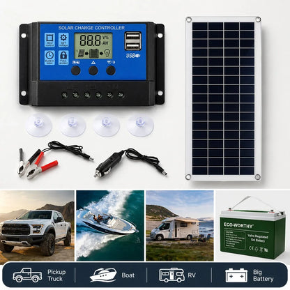 SolarMax 100 — Kit caricatore solare batteria 12 V