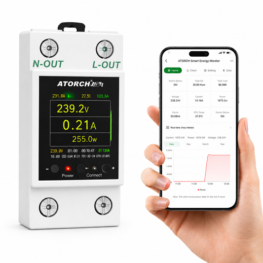 Monitor di consumo elettrico in tempo reale