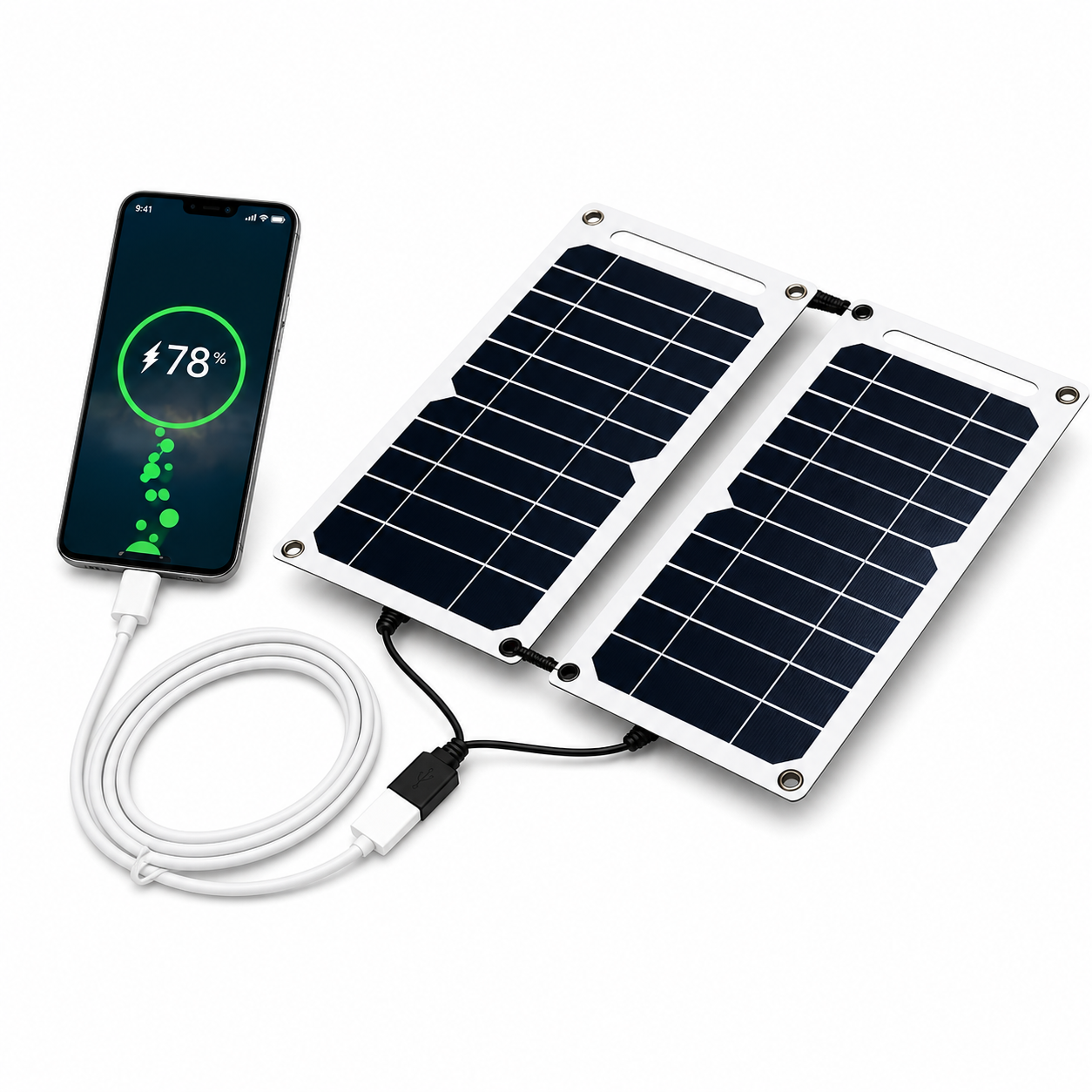 Caricatore solare USB portatile